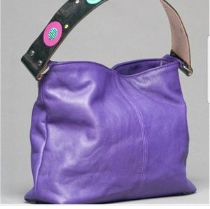 ISO KATIE KALSI PURPLE LEATHER PURSE